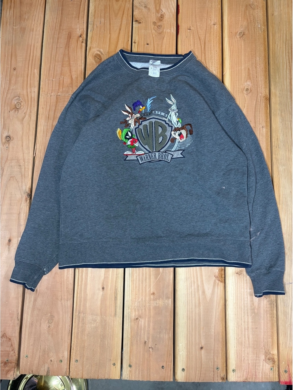 Vintage 2000 Warner Bros. Crewneck Sweatshirt with Looney To